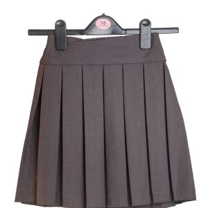 Grey Pleated Skirt